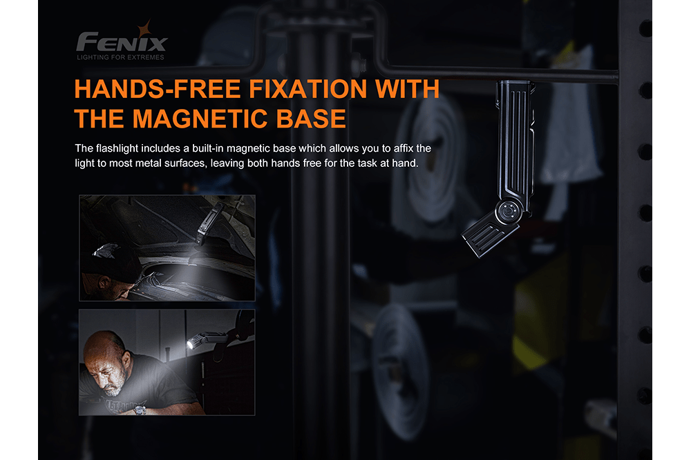 Fenix WT25R Adjustable Head LED Flashlight - 1000 Lumens, Work Flashlight, Fenix Store, at Festive Water Paddlesports