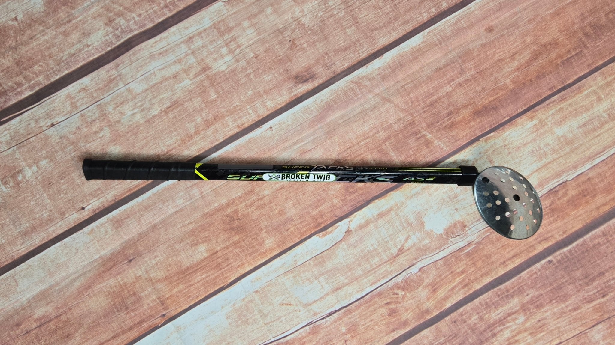 Five-Hole Ice Scoop (long) - CCM Stick, Ice Scoop, Broken Twig Landing Nets, at Festive Water Paddlesports