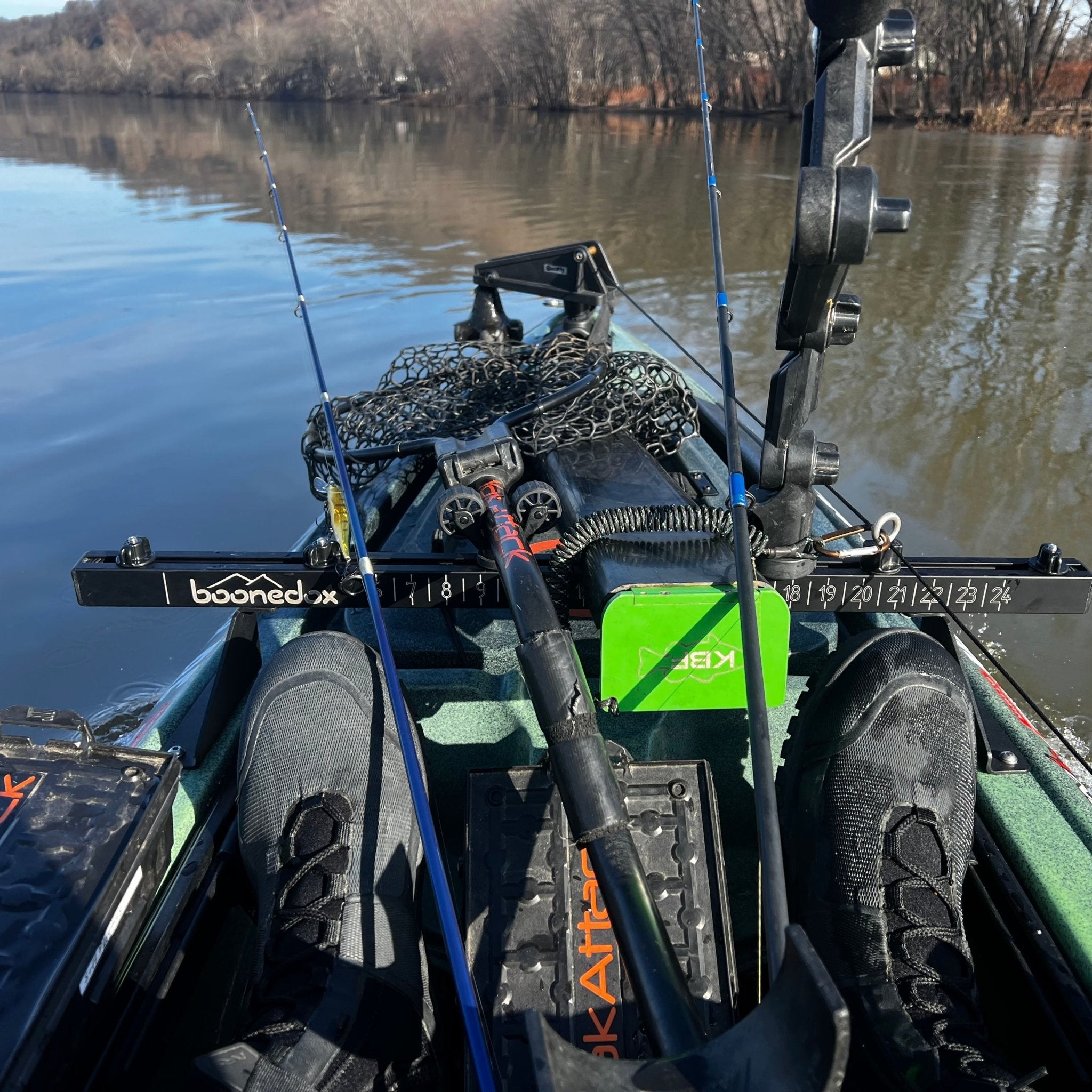 Flat Riser Kit for Slotted Console, , Boonedox USA, at Festive Water Paddlesports