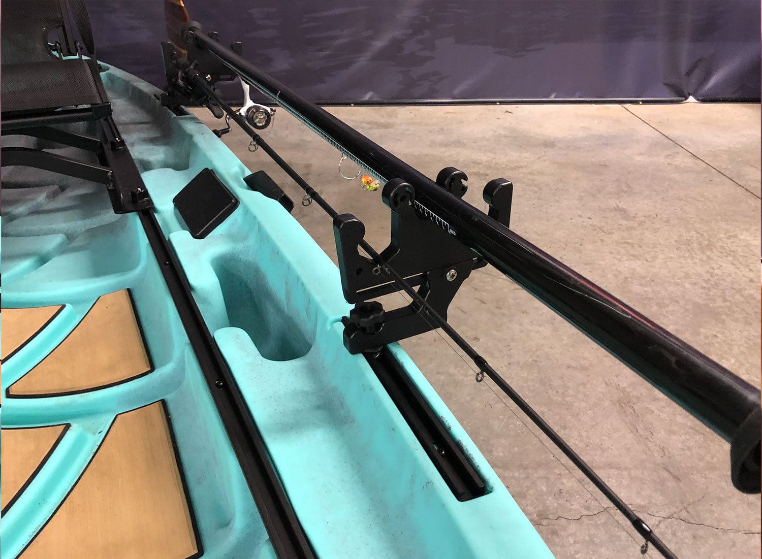 FlexRod™ Stager System (Single Piece), Track Mounted Accessories, YakGadget, LLC, , , at Festive Water Paddlesports