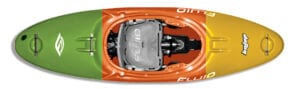 Fluid Detox Whitewater Kayak, Whitewater Kayak, Fluid Kayaks, SM, Yellow, at Festive Water Paddlesports