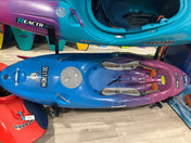 Fluid Do-It-Now Whitewater Kayak, Whitewater Kayak, Fluid Kayaks, SM Blue/Pink at Festive Water Paddlesports