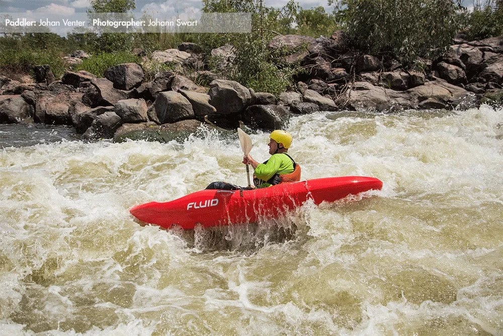 Fluid Do - It - Now Whitewater Kayak, Whitewater Kayak, Fluid Kayaks, SM, Red, at Festive Water Paddlesports