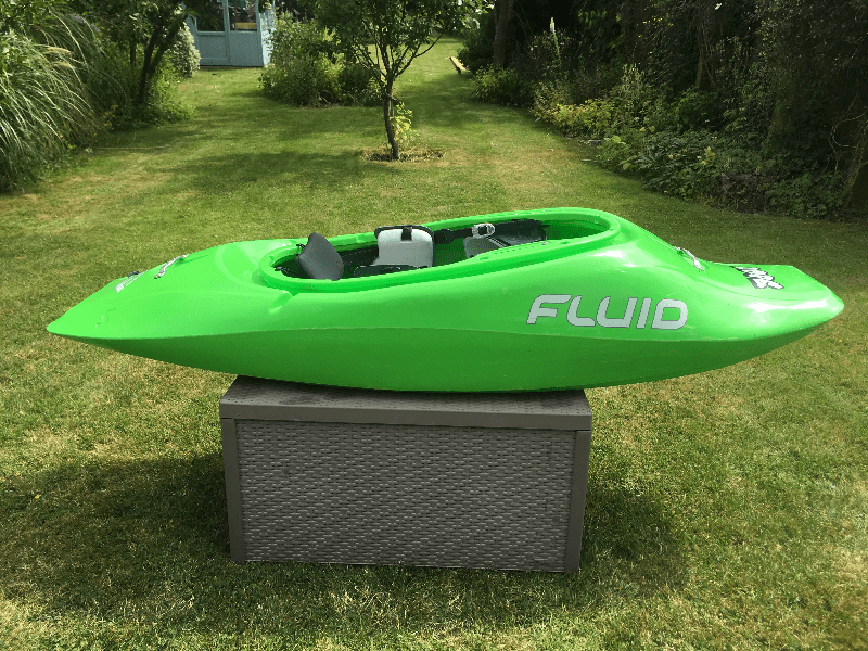 Fluid Dope Whitewater Kayak, Whitewater Kayak, Fluid Kayaks, Green, SM, at Festive Water Paddlesports