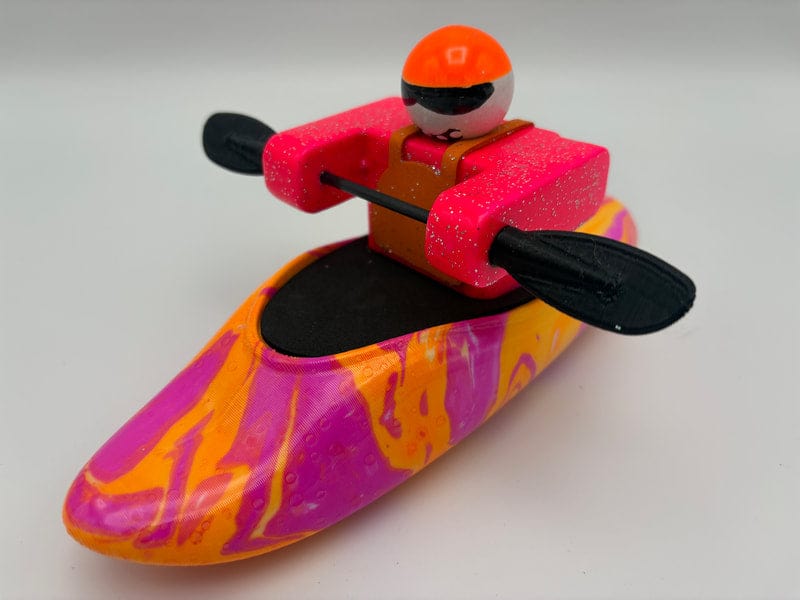 Foamie Friends Swirl Boat, Toy, Foamie Friends, Down River Slice, Pink and Orange, at Festive Water Paddlesports