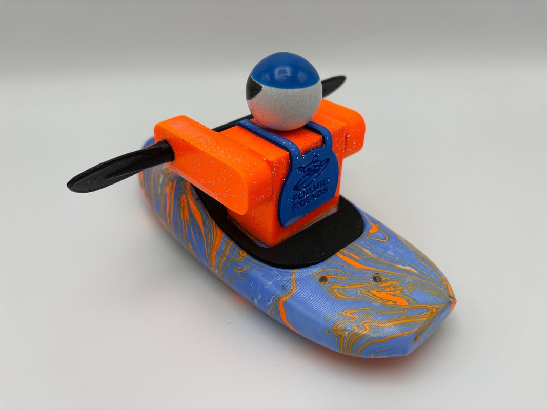 Foamie Friends Swirl Boat, Toy, Foamie Friends, Play Orange and Blue at Festive Water Paddlesports