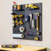 Folding Workbench and Pegboard Workshop Set, Wall Mounted, StoreYourBoard, , , at Festive Water Paddlesports