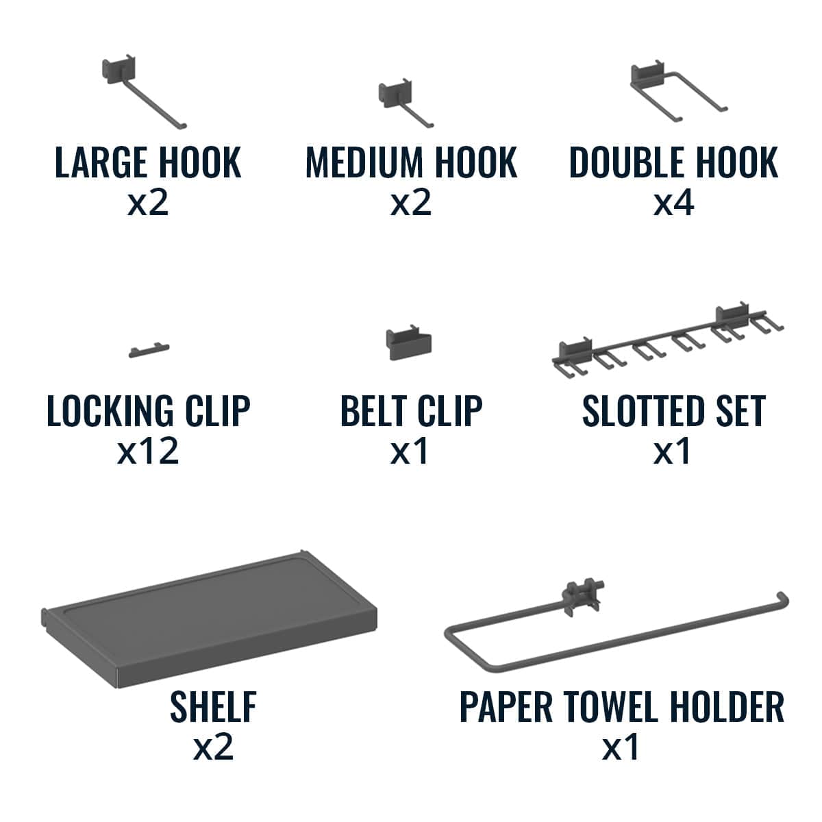 Folding Workbench and Pegboard Workshop Set, Wall Mounted, StoreYourBoard, , , at Festive Water Paddlesports