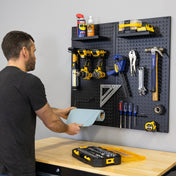 Folding Workbench and Pegboard Workshop Set, Wall Mounted, StoreYourBoard, , , at Festive Water Paddlesports