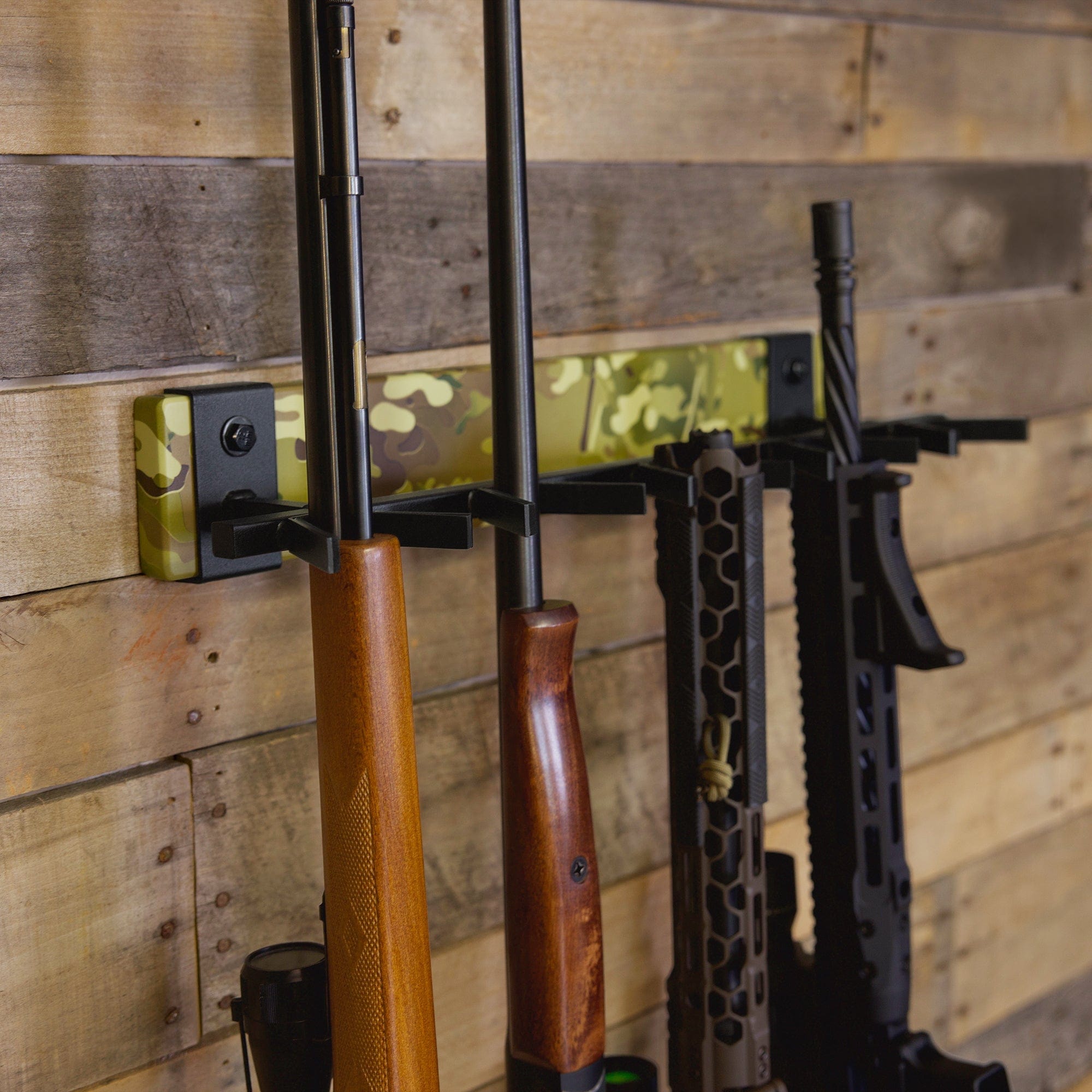FORGE Firearm Wall Mount Display | 5 Slots | MultiCam, Wall Mounted, StoreYourBoard, , , at Festive Water Paddlesports