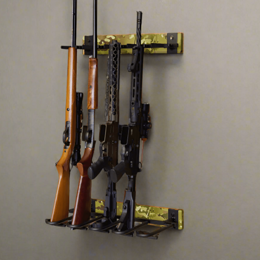 FORGE Firearm Wall Mount Display | 5 Slots | MultiCam, Wall Mounted, StoreYourBoard, , , at Festive Water Paddlesports
