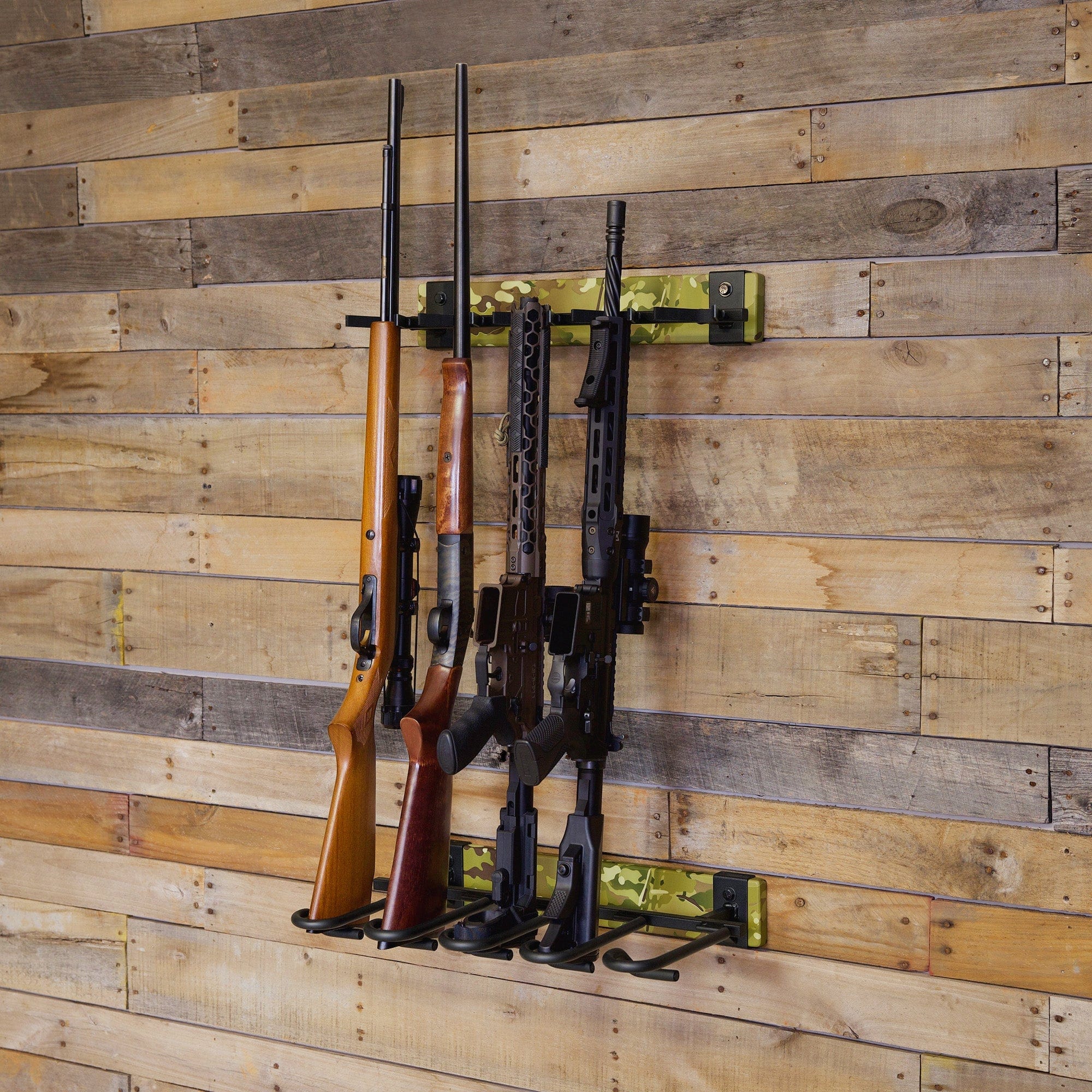 FORGE Firearm Wall Mount Display | 5 Slots | MultiCam, Wall Mounted, StoreYourBoard, , , at Festive Water Paddlesports