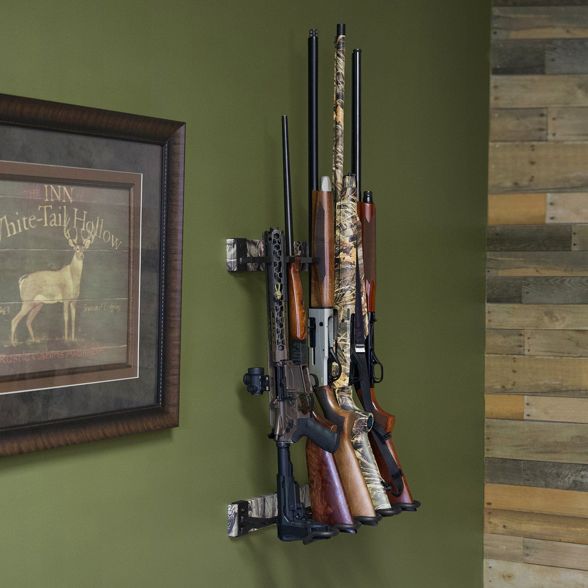 FORGE Firearm Wall Mount Display | 5 Slots | Peak Season, Wall Mounted, StoreYourBoard, , , at Festive Water Paddlesports