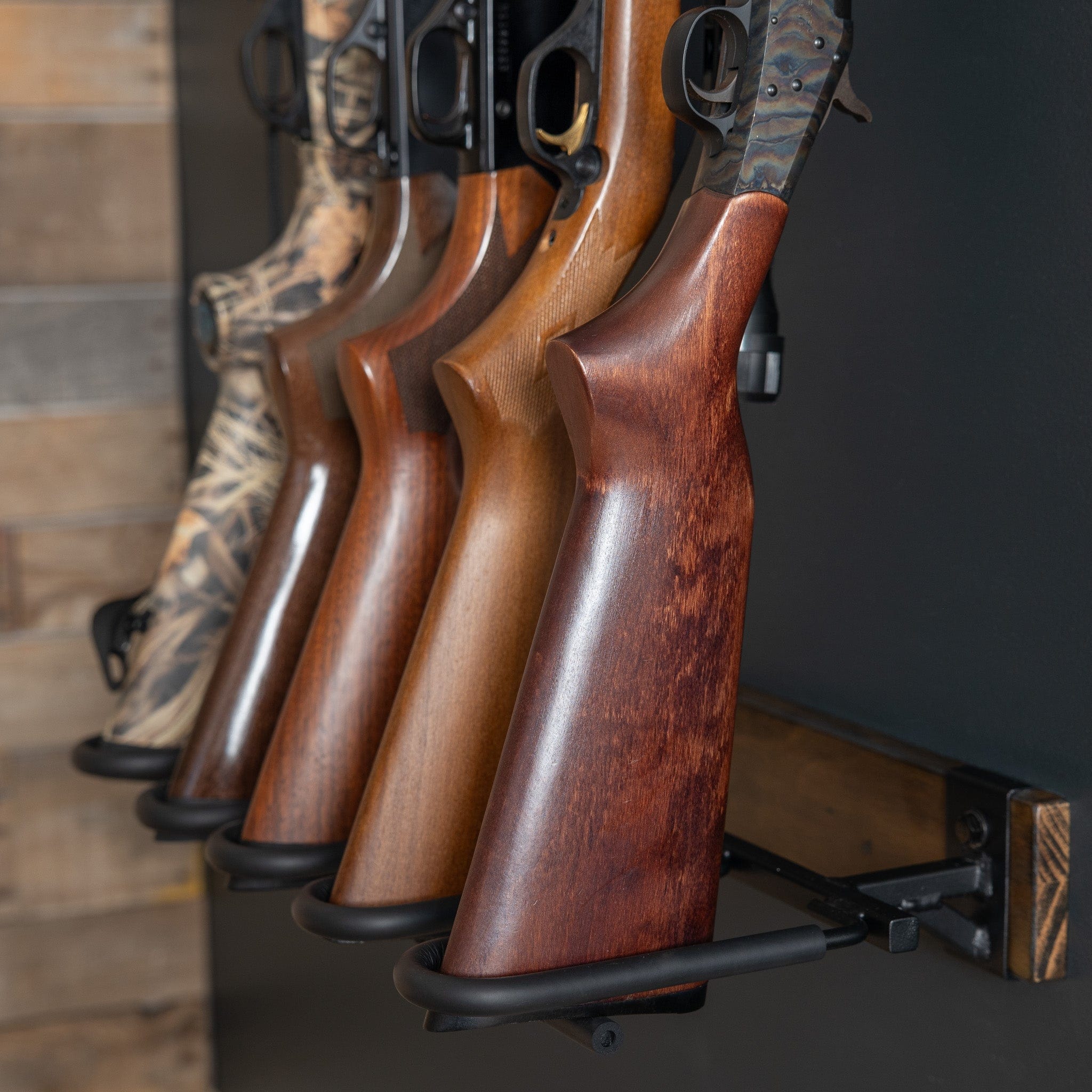 FORGE Firearm Wall Mount Display | 5 Slots, Wall Mounted, StoreYourBoard, , , at Festive Water Paddlesports