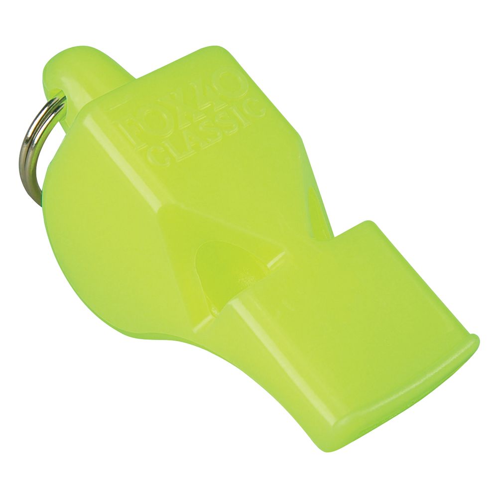 Fox 40 Classic Safety Whistle, Whistle, Fox 40, Neon Yellow at Festive Water Paddlesports