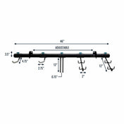 G - Adventure | Adjustable Wall Storage System | Holds 300 lbs, Wall Mounted, StoreYourBoard, , , at Festive Water Paddlesports