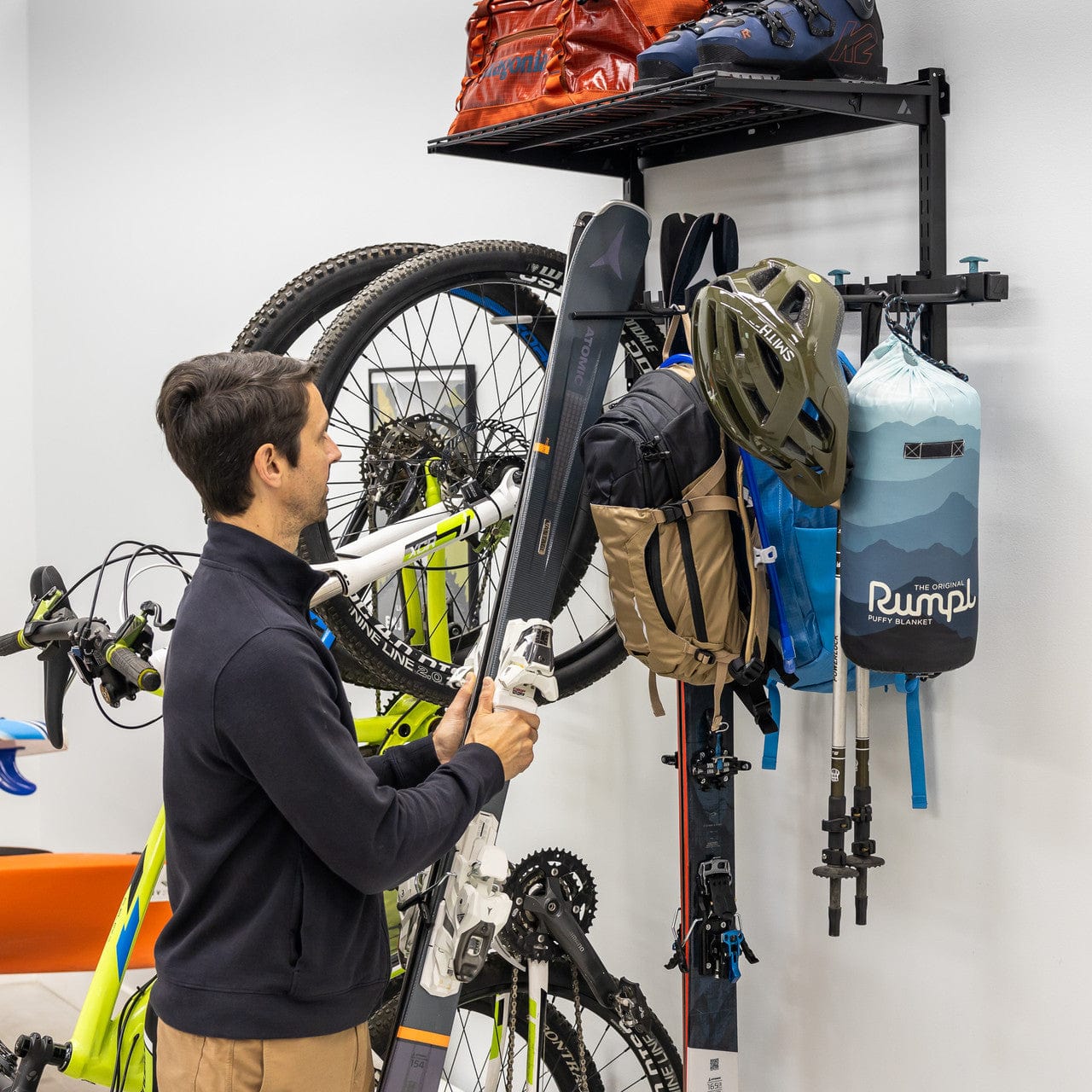 G - Adventure + Shelf | Adjustable Wall Storage System | Holds 300 lbs, Wall Mounted, StoreYourBoard, , , at Festive Water Paddlesports