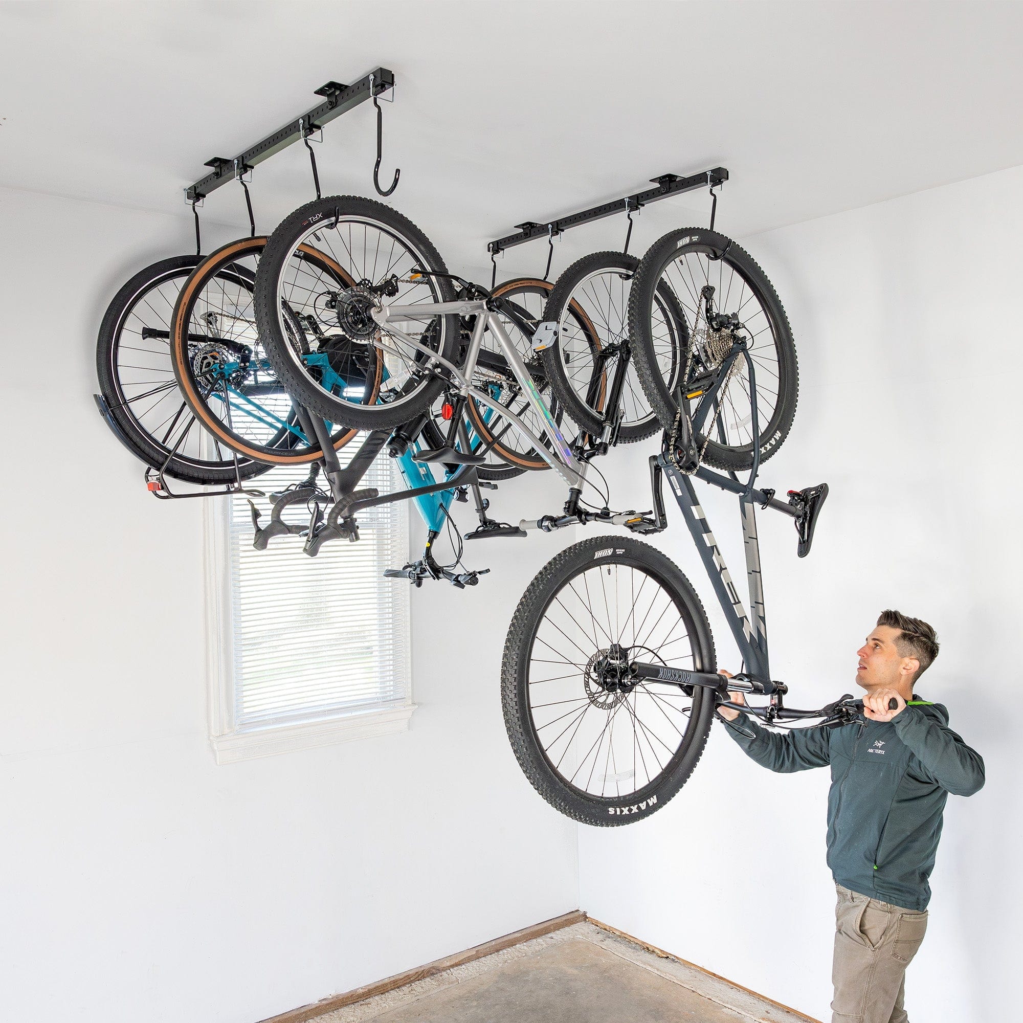 G - Bike Ceiling | Adjustable Ceiling Storage System | Holds up to 8 Bikes, Ceiling, StoreYourBoard, , , at Festive Water Paddlesports