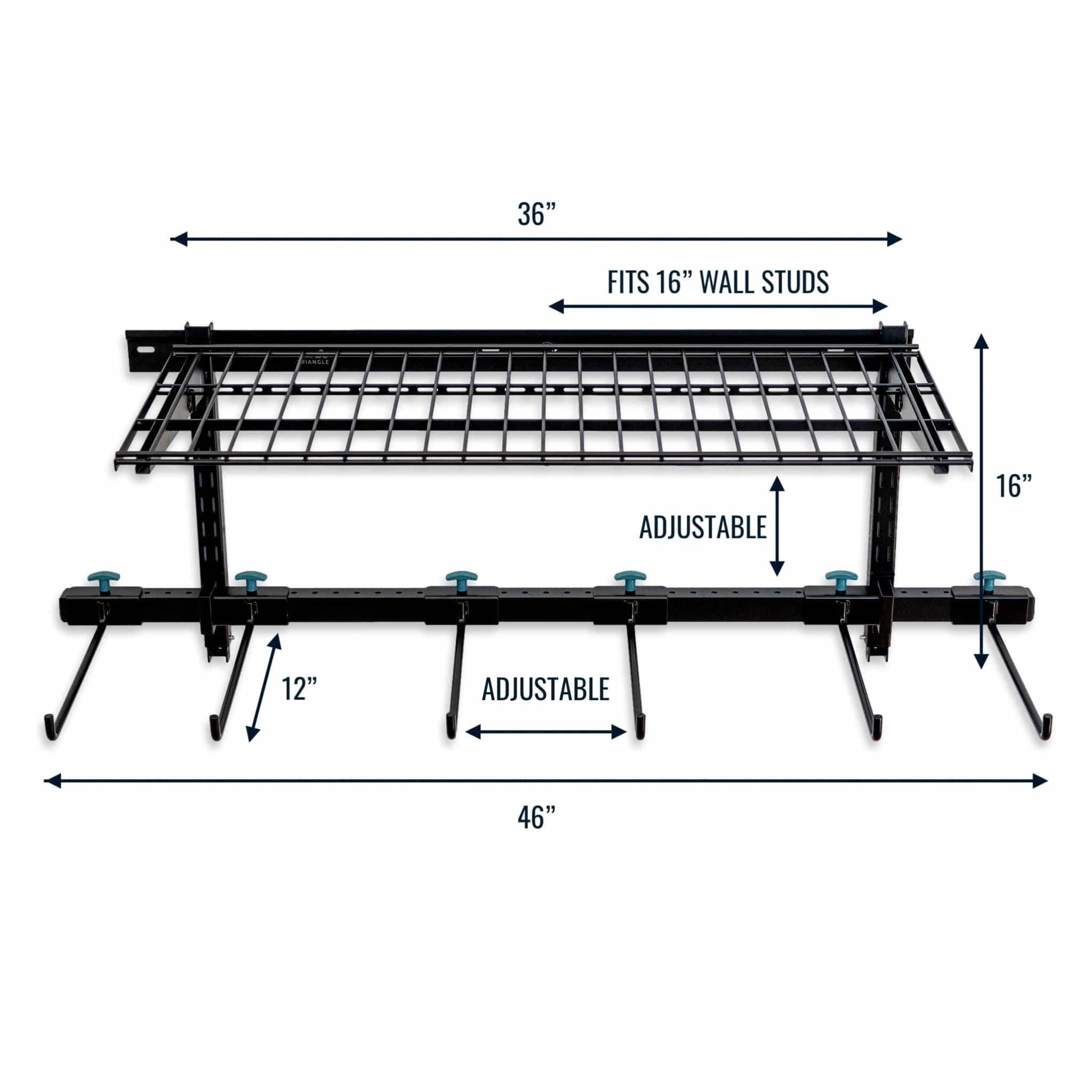 G - Chair + Shelf | Adjustable Wall Storage System | Holds 300 lbs, Wall Mounted, StoreYourBoard, , , at Festive Water Paddlesports