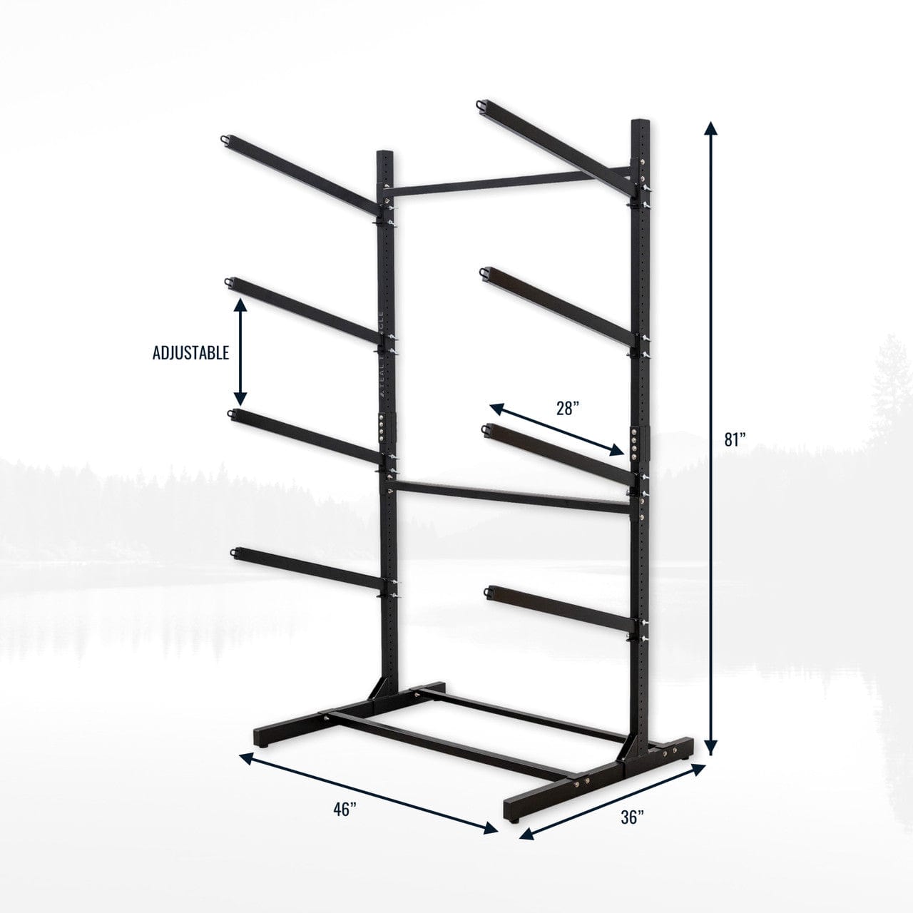 G - Surf & SUP Indoor - Outdoor Storage | 4 Levels, Freestanding, StoreYourBoard, , , at Festive Water Paddlesports
