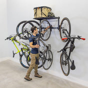 G - Swivel Bike + Shelf | Adjustable Wall Storage System | Holds 4 Bikes, Wall Mounted, StoreYourBoard, , , at Festive Water Paddlesports