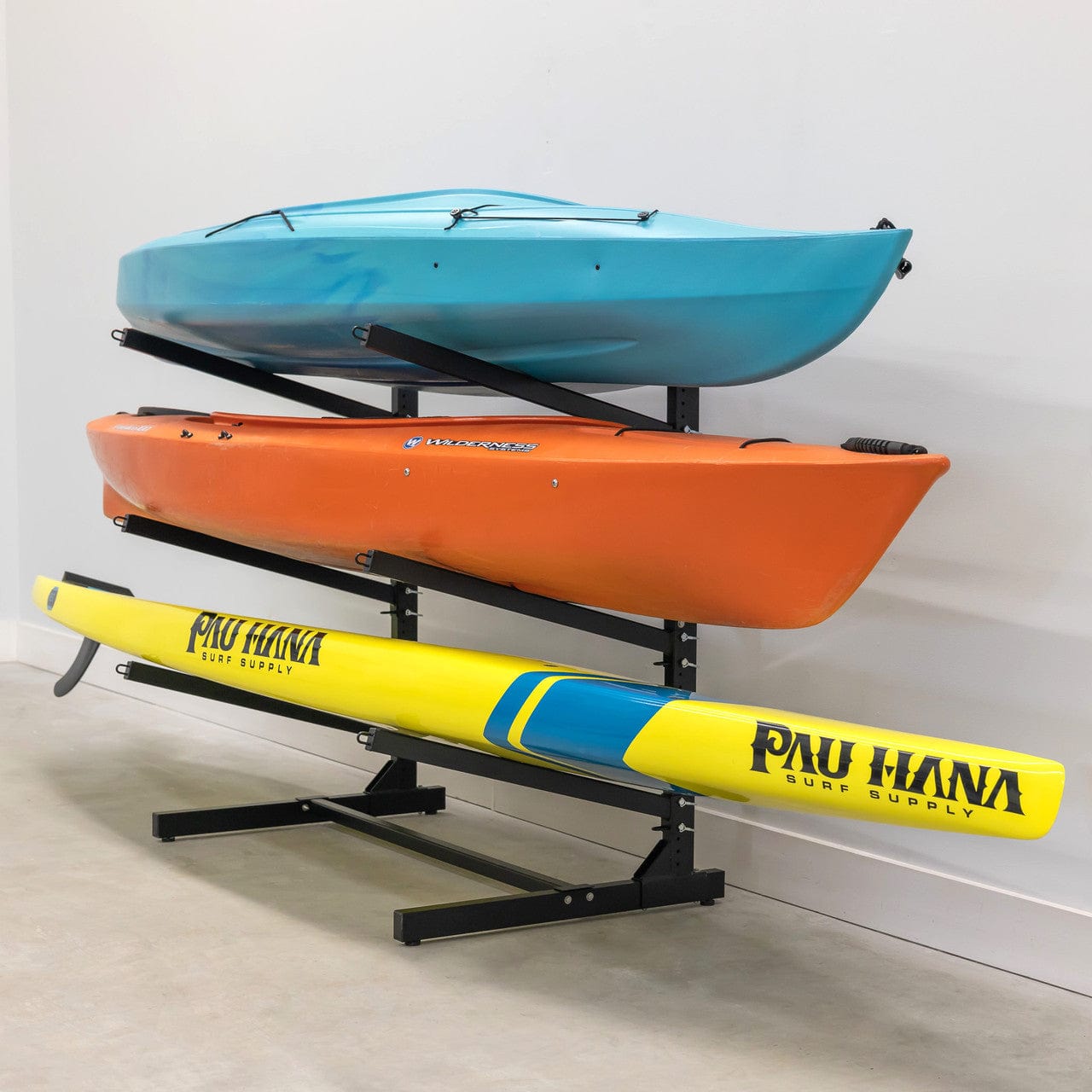 G - Watersport 3 Levels | Black, Freestanding, StoreYourBoard, , , at Festive Water Paddlesports