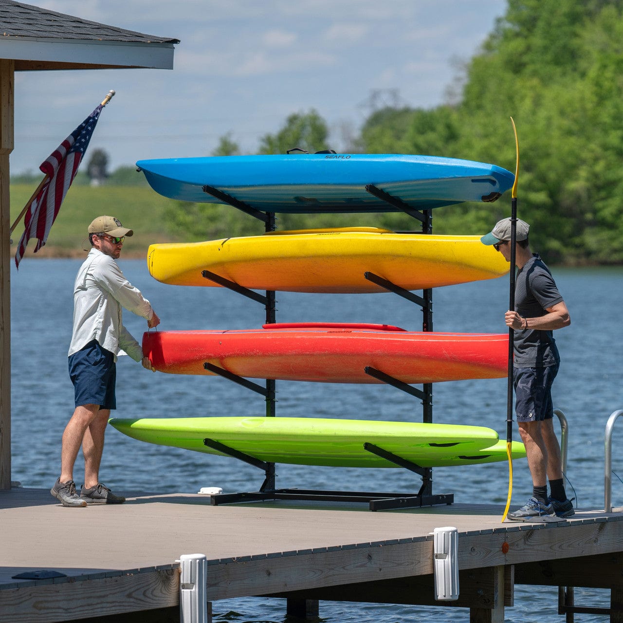 G - Watersport 4 Levels | Black, Freestanding, StoreYourBoard, , , at Festive Water Paddlesports
