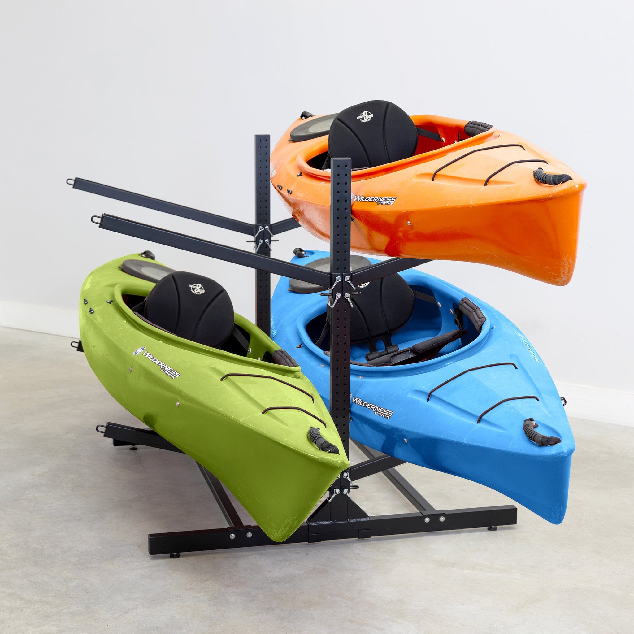 G - Watersport 4 Levels | Double - Sided | Black, Freestanding, StoreYourBoard, , , at Festive Water Paddlesports