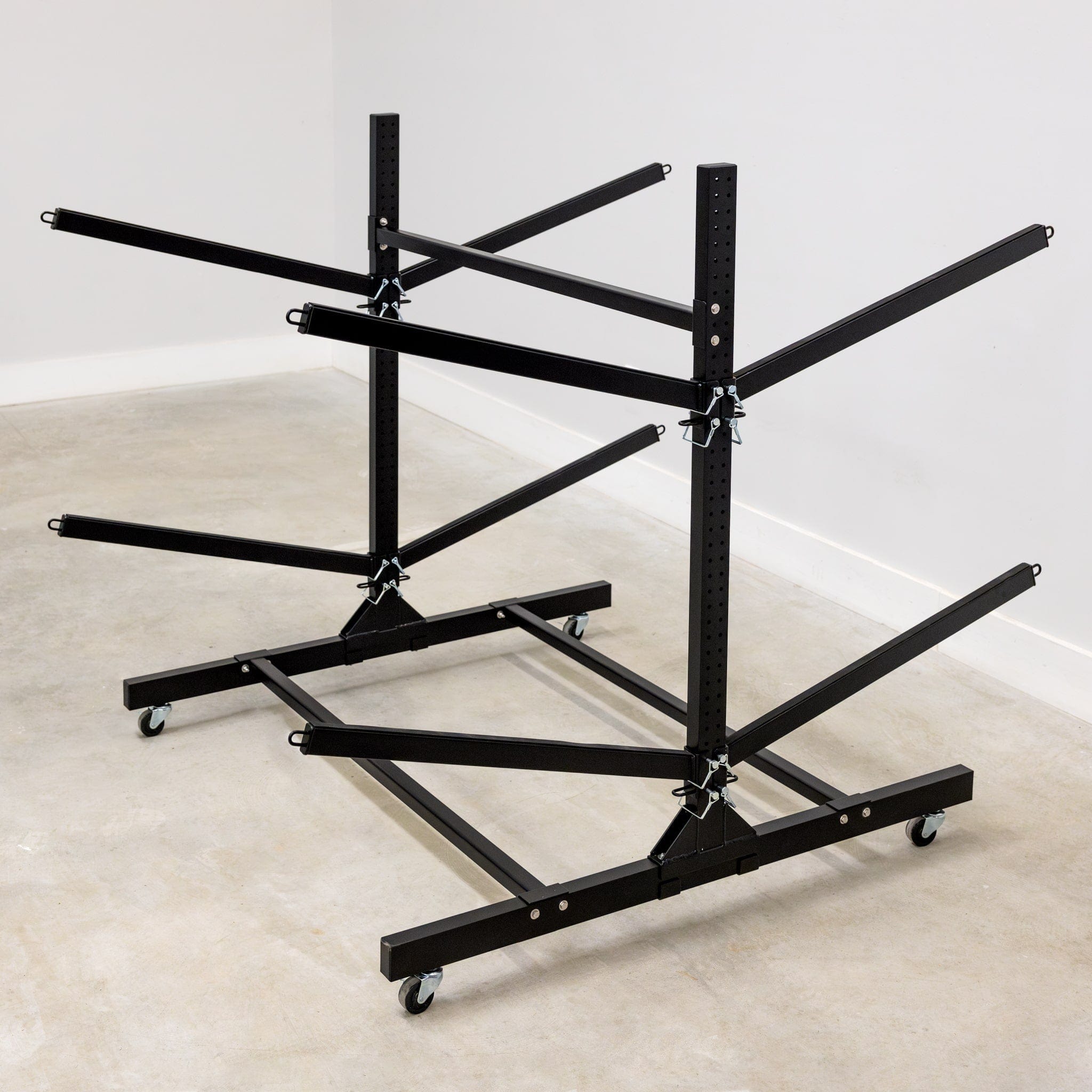 G - Watersport 4 Levels With Wheels | Double - Sided | Black, Freestanding, StoreYourBoard, , , at Festive Water Paddlesports