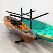 G - Watersport 4 Levels With Wheels | Double - Sided | Black, Freestanding, StoreYourBoard, , , at Festive Water Paddlesports