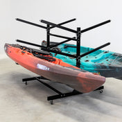 G - Watersport 6 Levels With Wheels | Double - Sided | Black, Freestanding, StoreYourBoard, , , at Festive Water Paddlesports