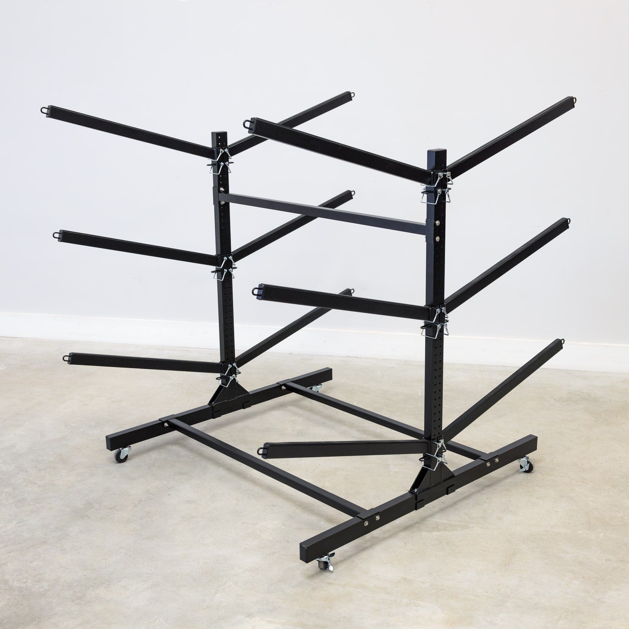 G - Watersport 6 Levels With Wheels | Double - Sided | Black, Freestanding, StoreYourBoard, , , at Festive Water Paddlesports