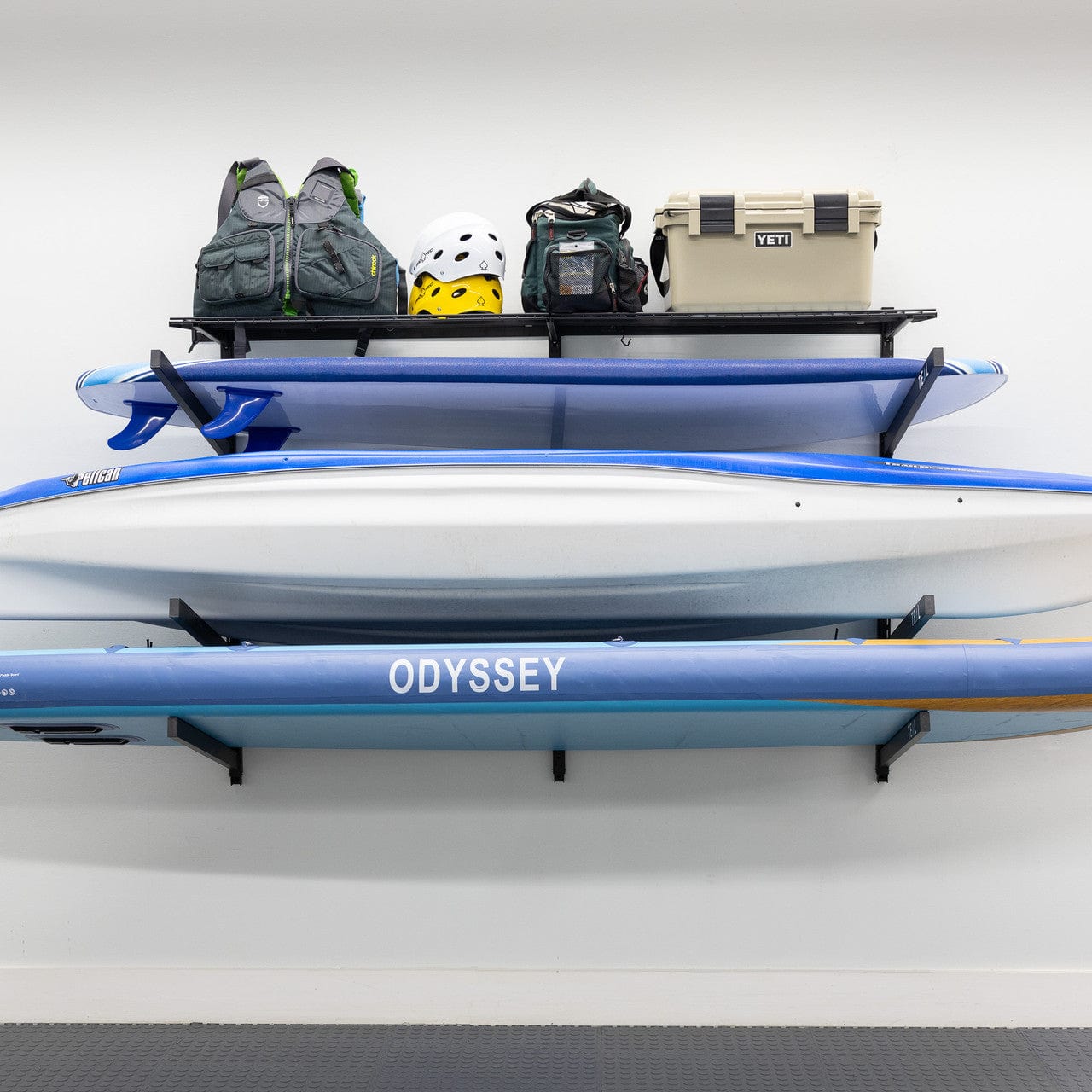 G - Watersport Pro | Adjustable Wall Storage System | Holds 500 lbs, Wall Mounted, StoreYourBoard, , , at Festive Water Paddlesports