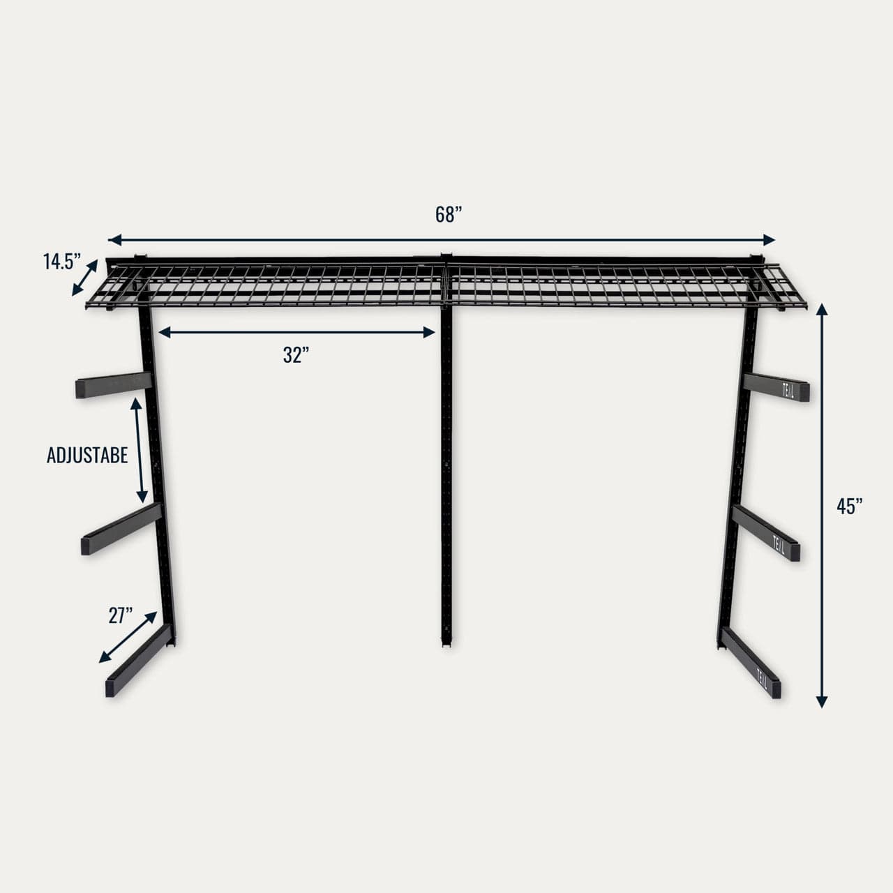 G - Watersport Pro | Adjustable Wall Storage System | Holds 500 lbs, Wall Mounted, StoreYourBoard, , , at Festive Water Paddlesports