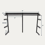 G - Watersport Pro | Adjustable Wall Storage System | Holds 500 lbs, Wall Mounted, StoreYourBoard, , , at Festive Water Paddlesports