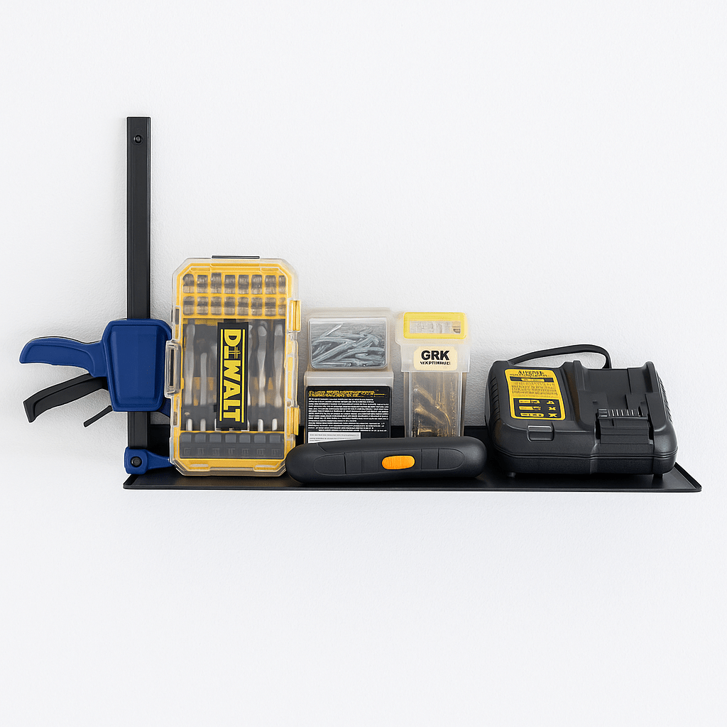 Garage Wall Shelf | Holds 35 lbs, Wall Mounted, StoreYourBoard, , , at Festive Water Paddlesports