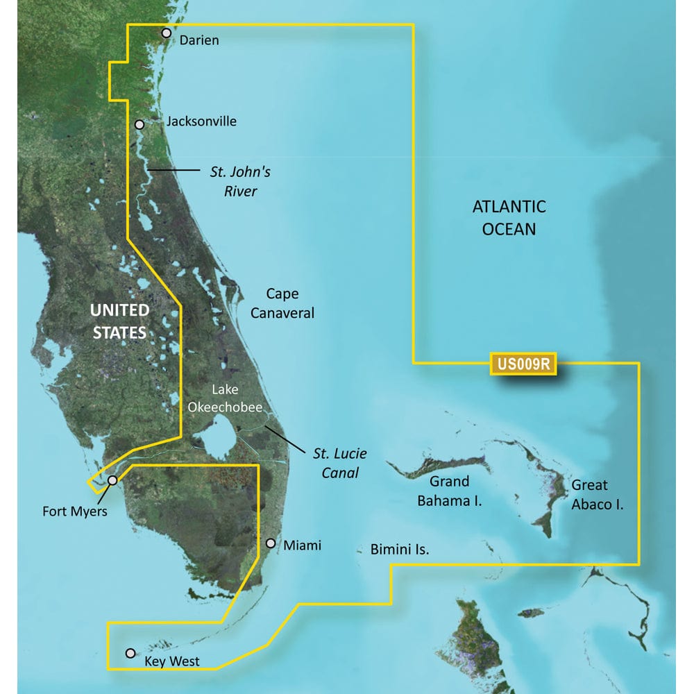 Garmin BlueChart g3 Vision HD - VUS009R - Jacksonville - Key West - microSD/SD [010 - C0710 - 00], Garmin BlueChart Vision, Garmin, , , at Festive Water Paddlesports