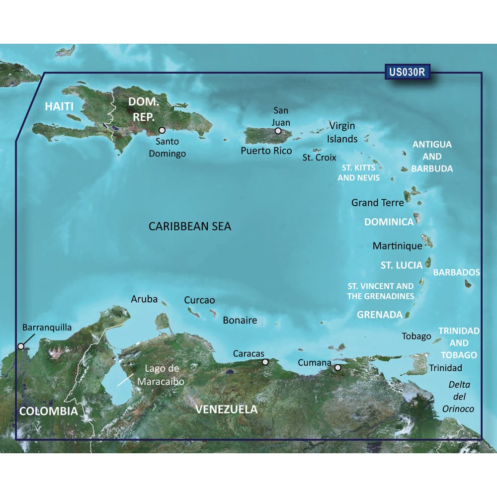 Garmin BlueChart g3 Vision HD - VUS030R - Southeast Caribbean - microSD/SD [010 - C0731 - 00], Garmin BlueChart Vision, Garmin, , , at Festive Water Paddlesports