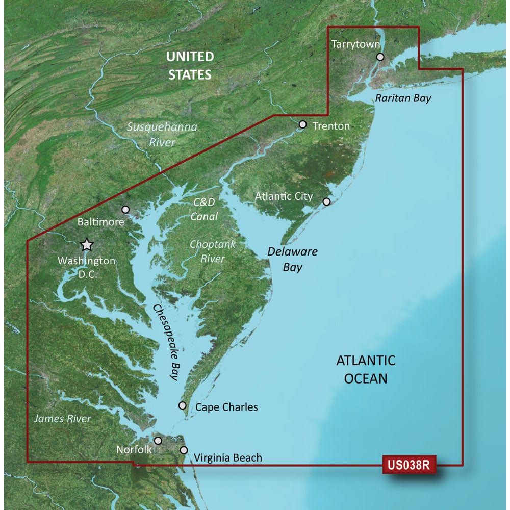 Garmin BlueChart g3 Vision HD - VUS038R - New York - Chesapeake - microSD/SD [010 - C1004 - 00], Garmin BlueChart Vision, Garmin, , , at Festive Water Paddlesports