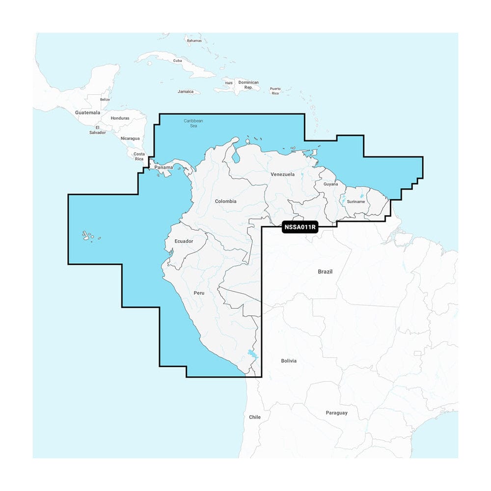 Garmin Navionics+ NSSA011R South America (North) [010 - C1452 - 20], Garmin Navionics+ Foreign, Garmin, , , at Festive Water Paddlesports