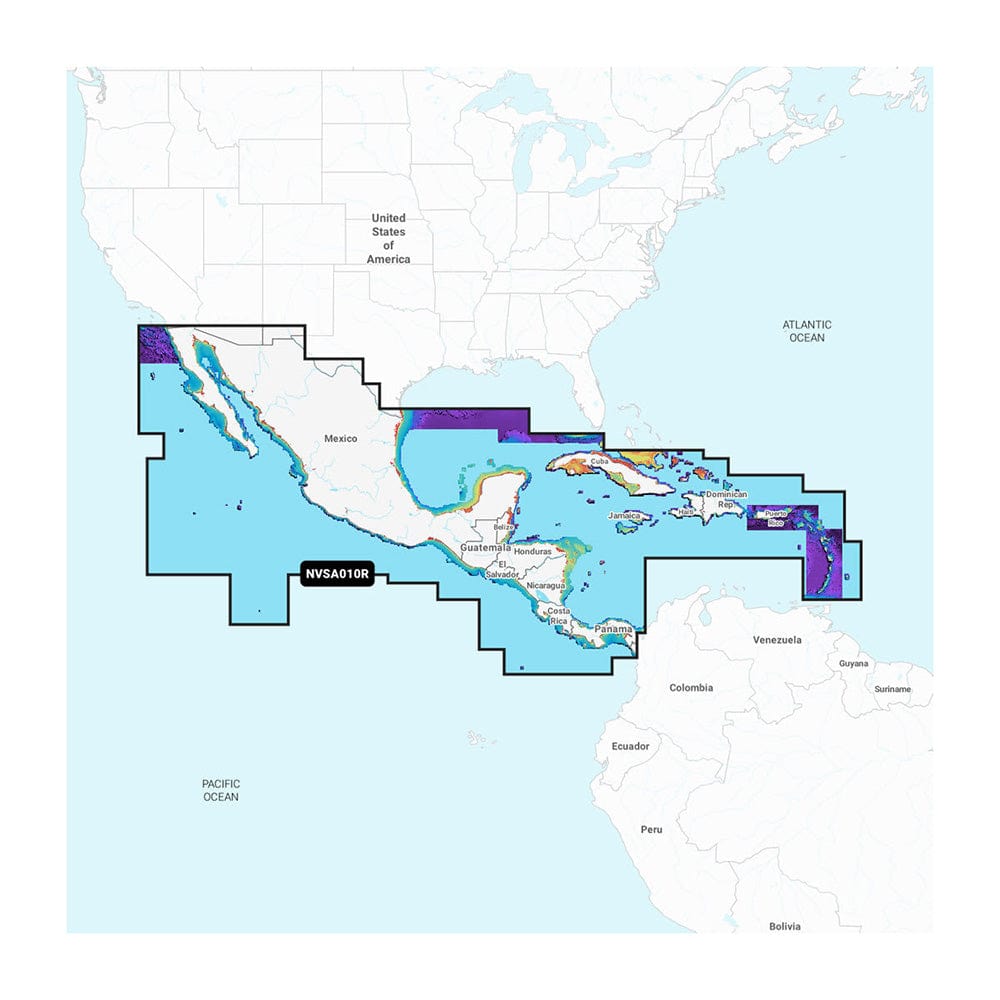 Garmin Navionics Vision+ NVSA010R Central America Caribbean [010 - C1451 - 00], Garmin Navionics Vision+ - Foreign, Garmin, , , at Festive Water Paddlesports