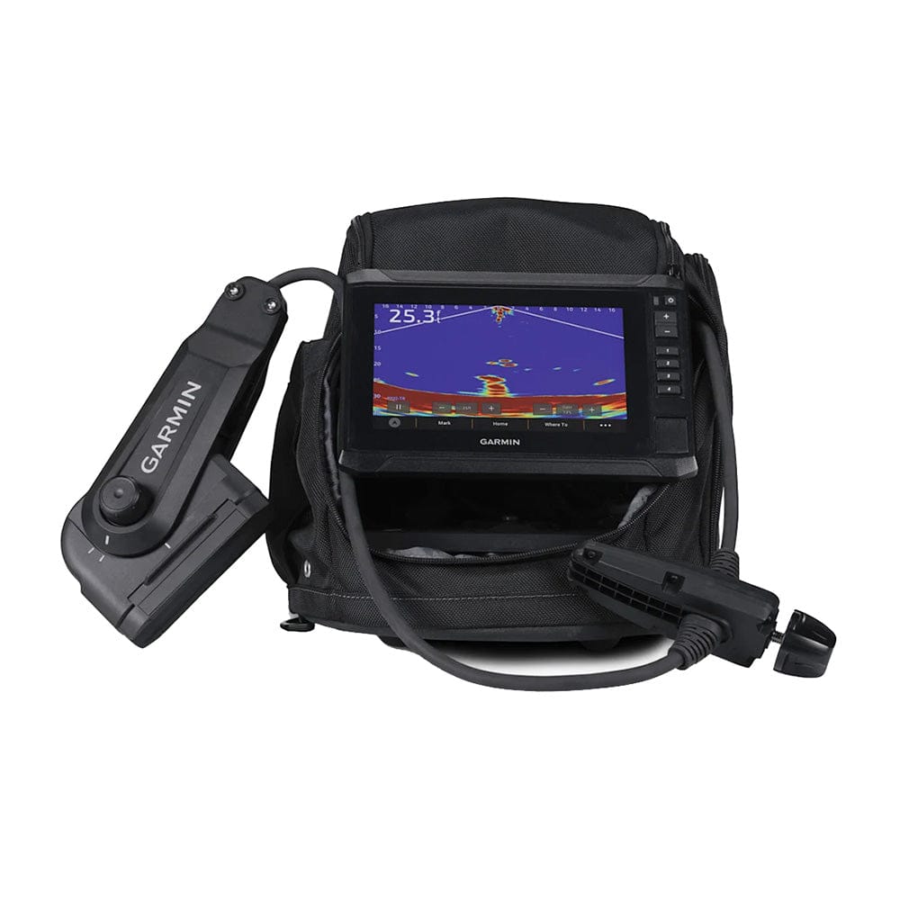 Garmin Panoptix PS22 - IF Ice Fishing Bundle w/ECHOMAP UHD2 73sv, Panoptix PS22 - IF Transducer Pole - Free Transducer Rotation System [010 - 02684 - 30], GPS - Fishfinder Combos, Garmin, , , at Festive Water Paddlesports
