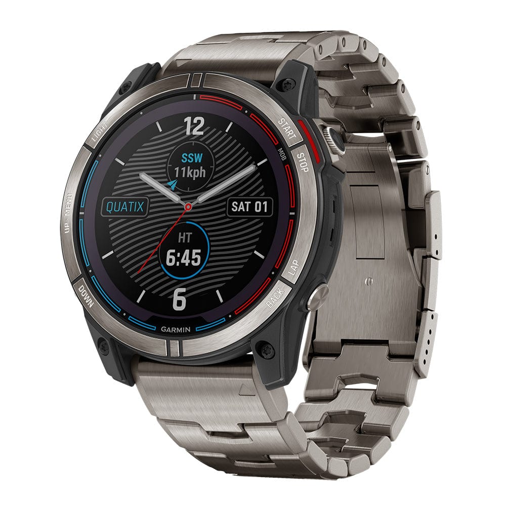 Garmin quatix 7 - Solar Edition Marine GPS Smartwatch w/Solar Charging [010 - 02541 - 60], Accessories, Garmin, , , at Festive Water Paddlesports