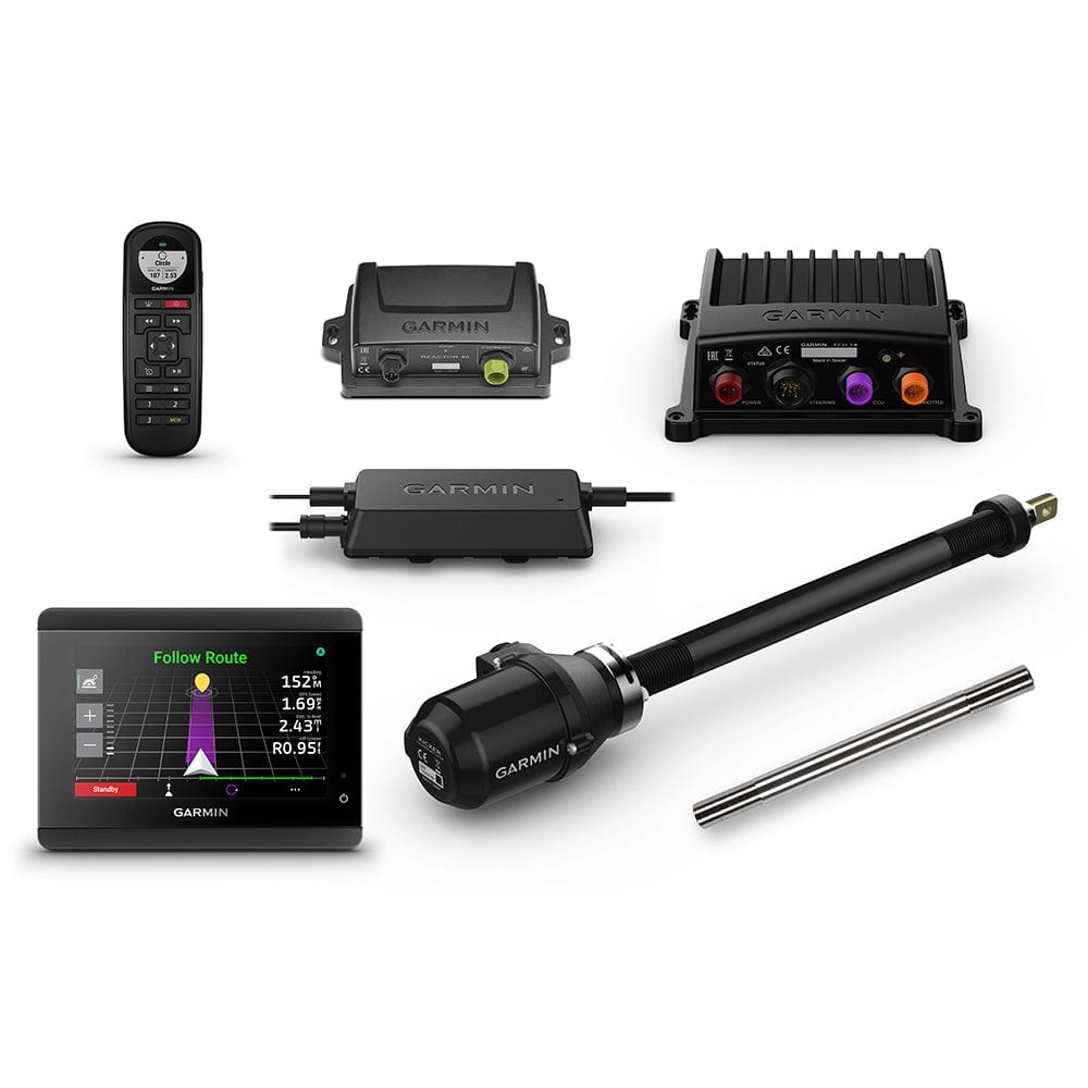 Garmin Reactor 40 Kicker Autopilot w/GHC 50 Stainless Steel Tilt Tube [010 - 02794 - 10], Autopilots, Garmin, , , at Festive Water Paddlesports