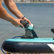 GILI/Bixpy K - 1 Outboard Kit - Flip & Lock Fin Adapter Bundle, , bixpyusa, PP - 378 Outboard Battery v4 No, I'll Pump By Hand at Festive Water Paddlesports