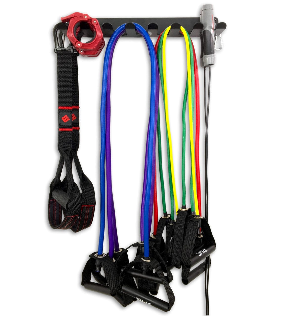 Gym Equipment Organizer for Bands, Jump Ropes, Foam Roller, Wall Mounted, StoreYourBoard, , , at Festive Water Paddlesports