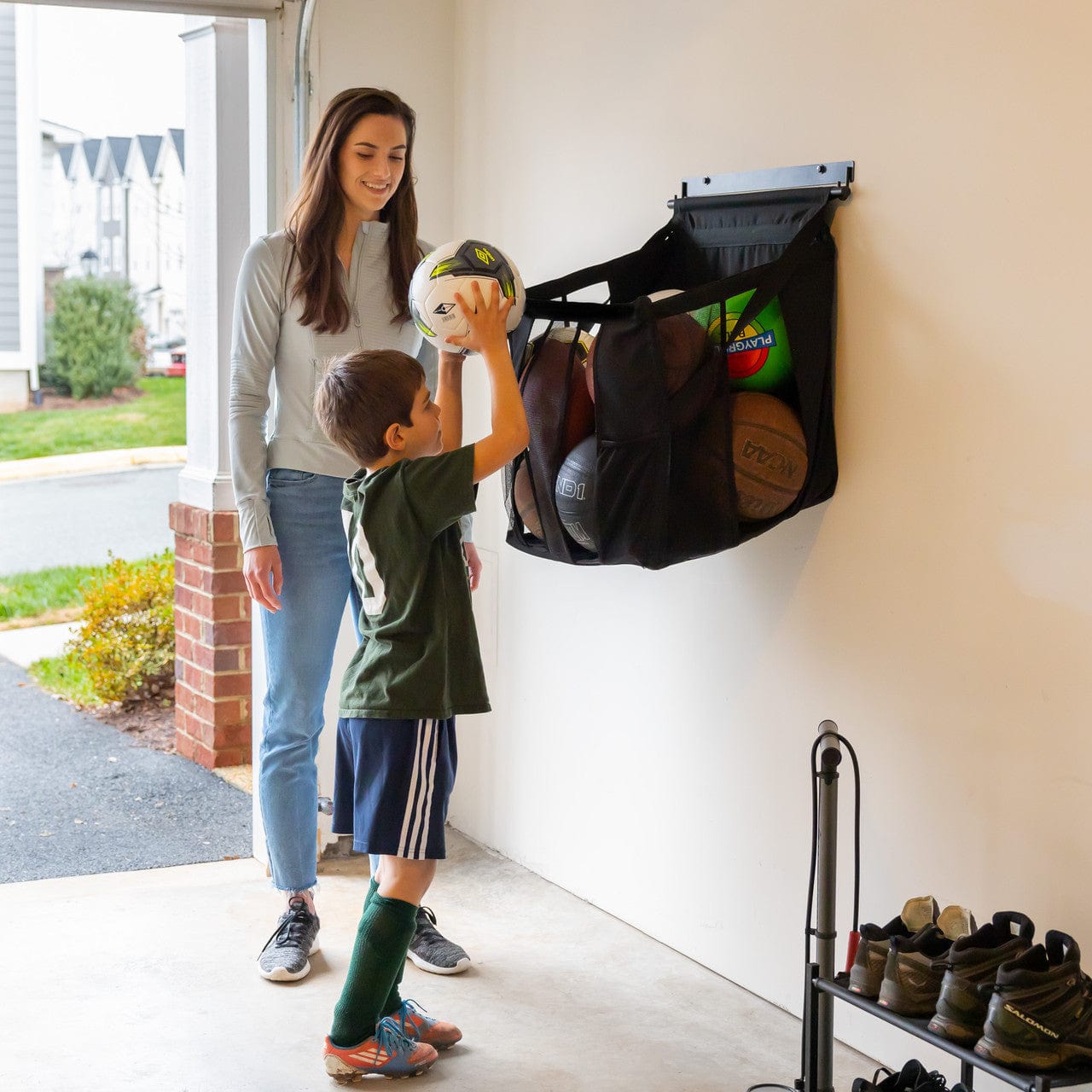 Hall of Fame Ball Storage Rack, Wall Mounted, StoreYourBoard, , , at Festive Water Paddlesports