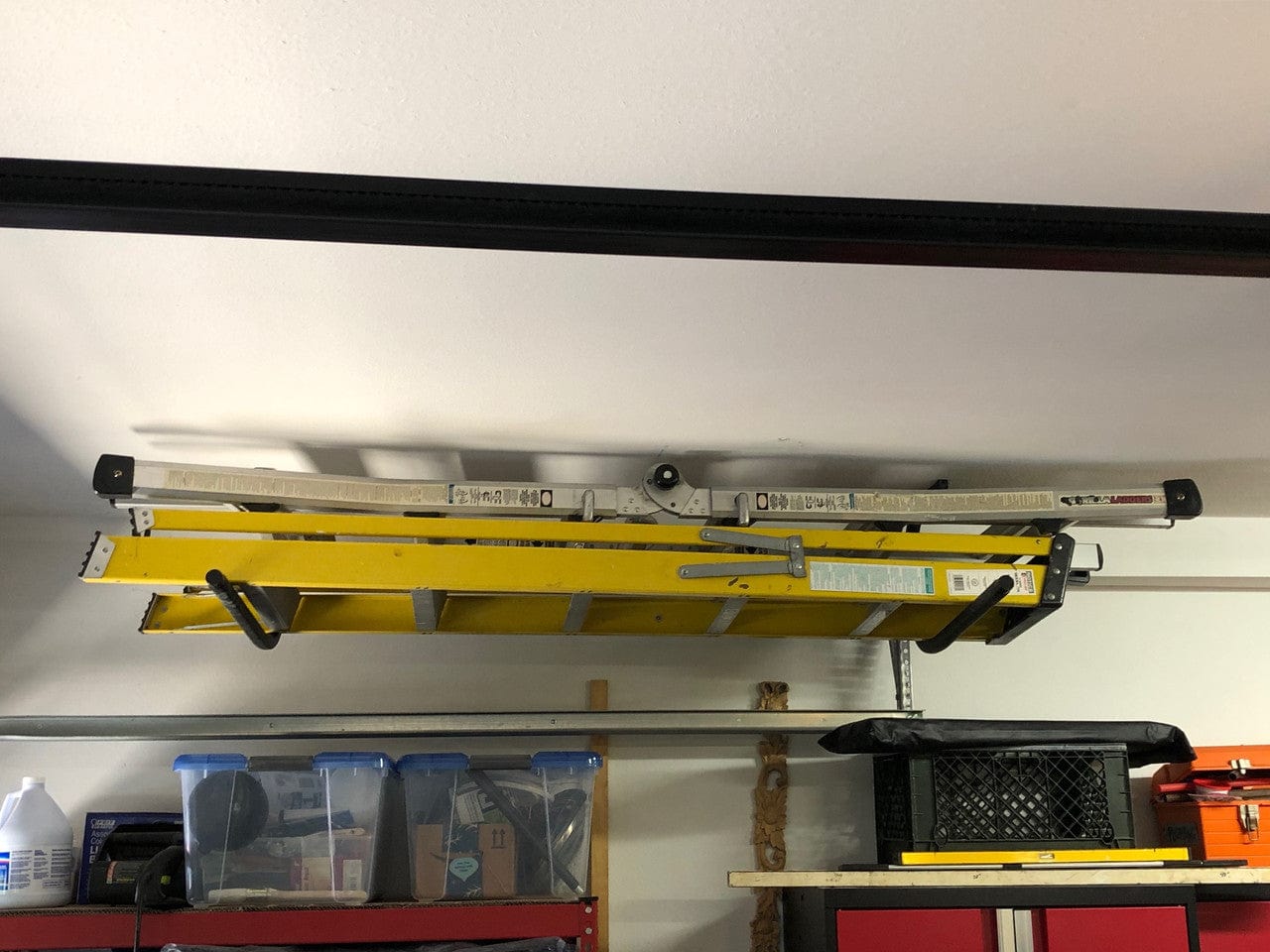 Hi - Port 1 | Ladder Storage Ceiling Rack | Holds 50 lbs, Ceiling, StoreYourBoard, , , at Festive Water Paddlesports