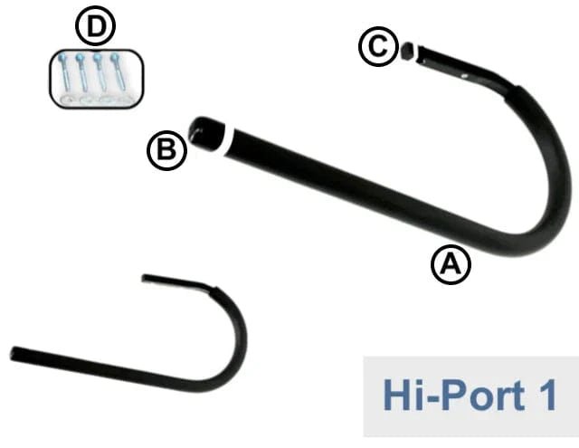 Hi - Port 1 | SUP Storage Ceiling and Wall Hooks | Holds 50 lbs, Wall Mounted, StoreYourBoard, , , at Festive Water Paddlesports