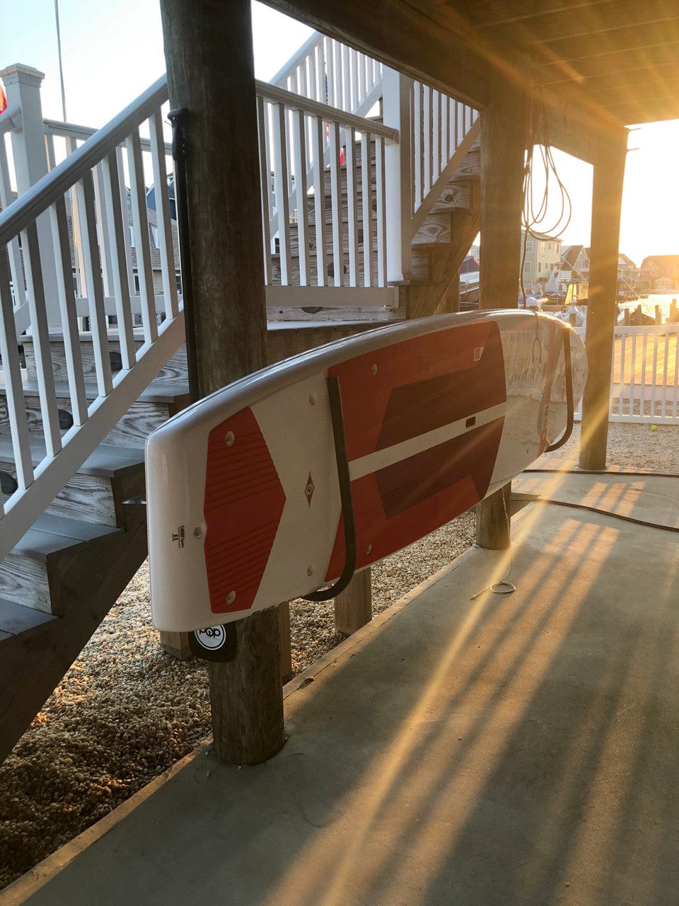 Hi - Port 1 | SUP & Surfboard Storage Ceiling Rack | Holds 50 lbs, Wall Mounted, StoreYourBoard, , , at Festive Water Paddlesports